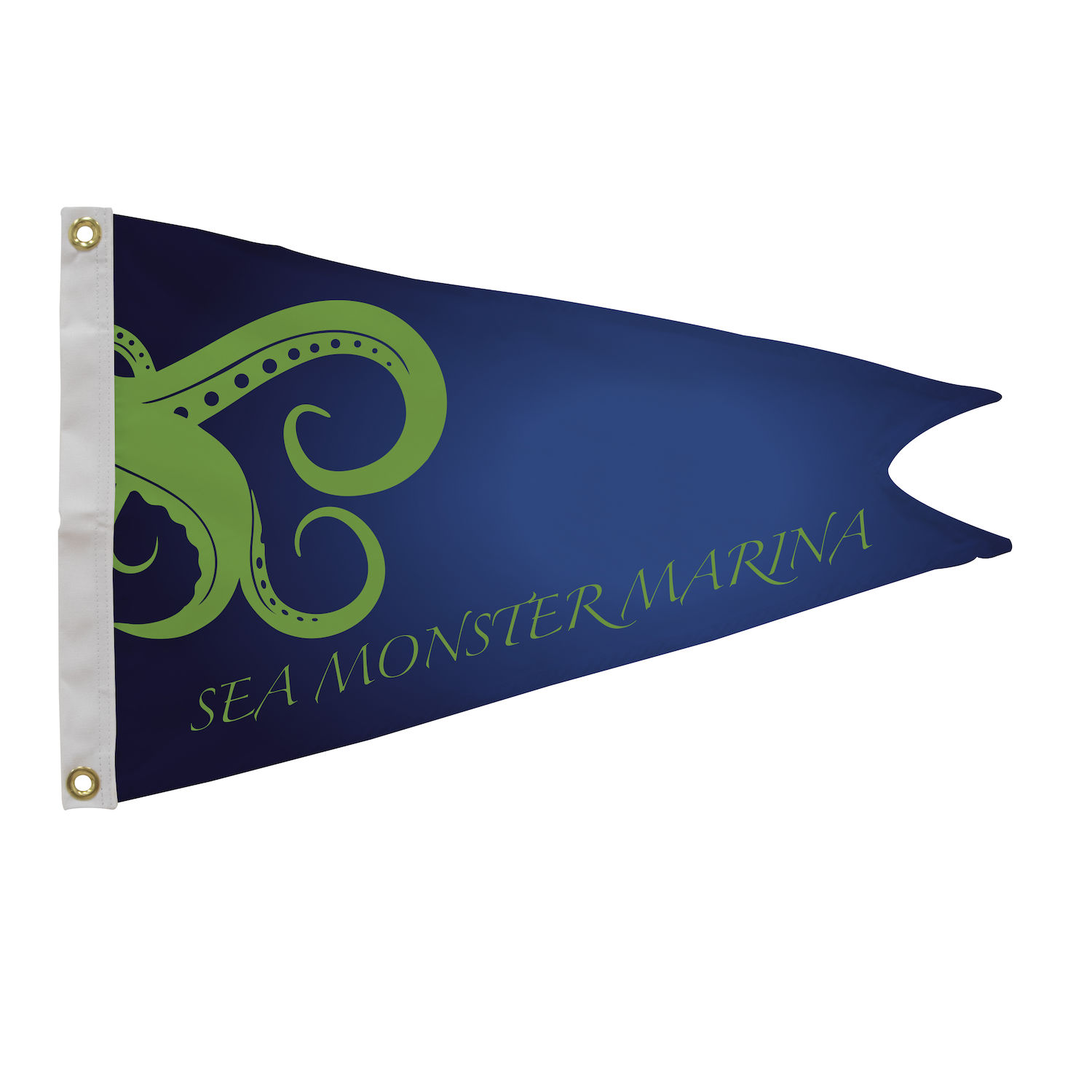 Custom 16x24 Single Face Reverse Boat Flags - Boat Flags